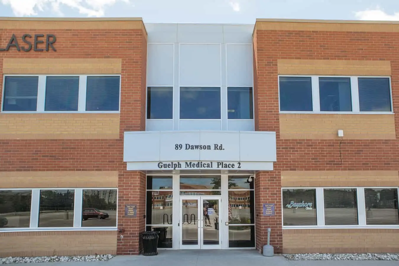 Entrance to 89 Dawson Road clinic